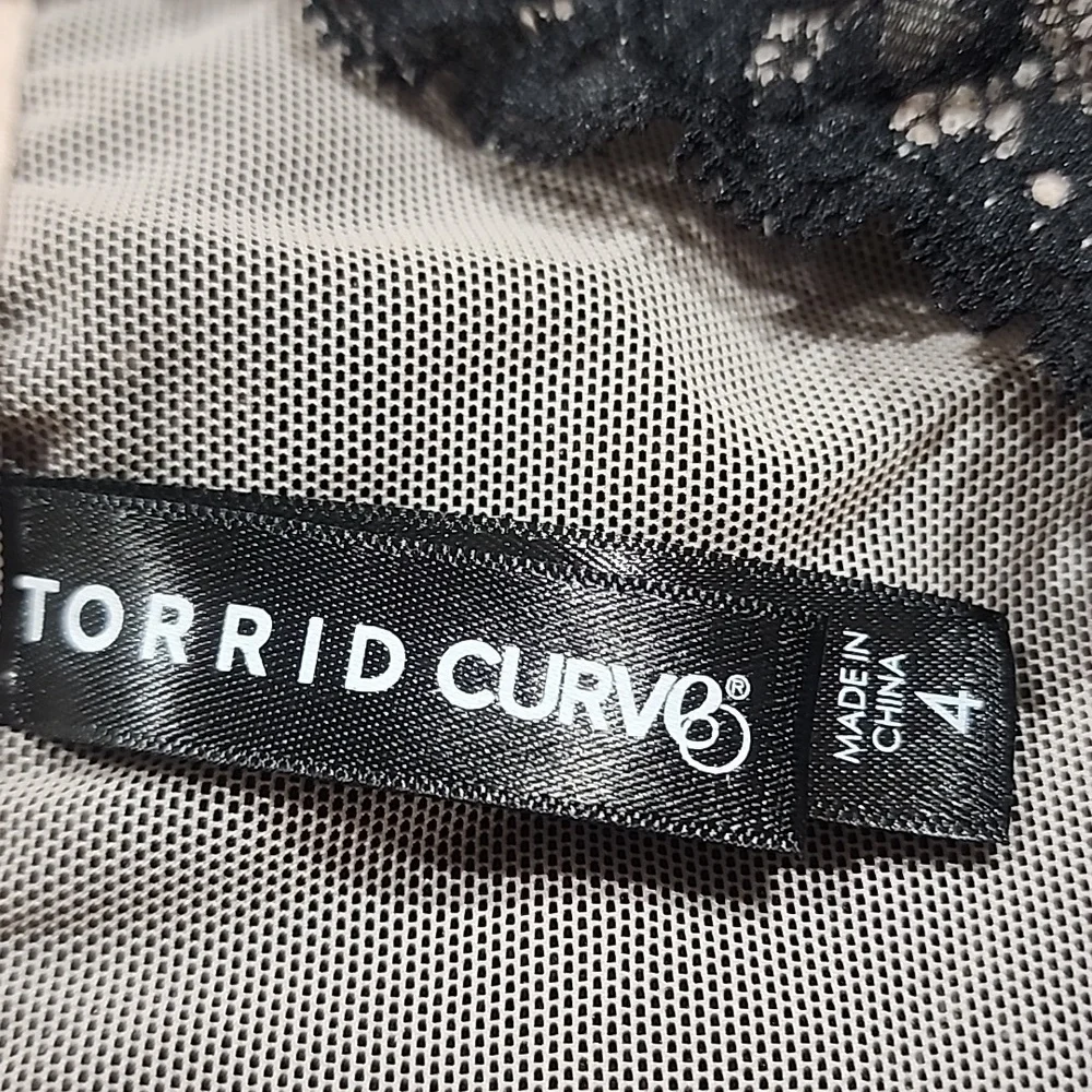 TORRID - Bralettes, Floral Black Lace, Bundle of Three - Picture 2 of 12